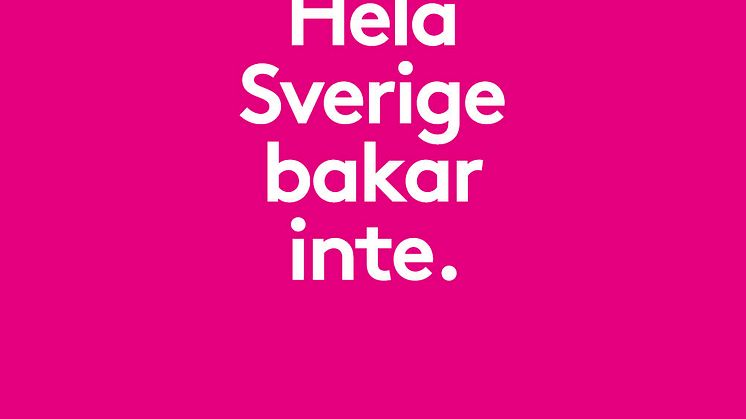 Det vinnande bidraget - Hela Sverige bakar inte.