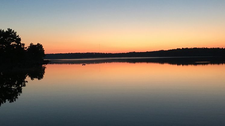 Solnedgång på Åland