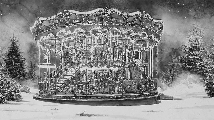 Hans Op de Beeck, Merry-Go-Round in the Snow, 2016 © Studio Hans Op de Beeck
