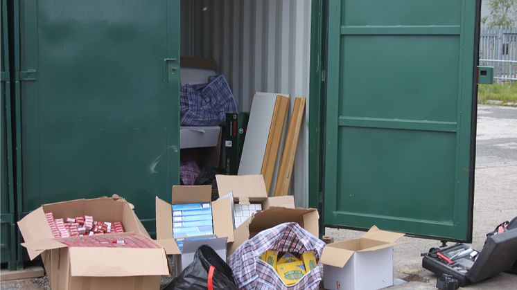  Cigarettes & tobacco found at storage unit