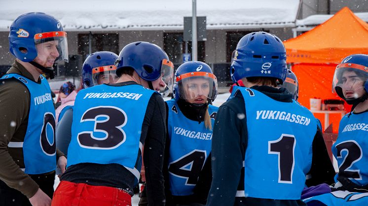 LTU-laget på EM i Yukigassen