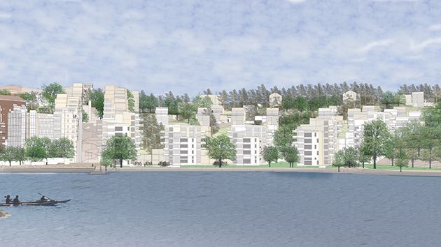 HSB förvärvar fastighet av NCC: ska bygga 220 lägenheter vid vattnet i Nacka