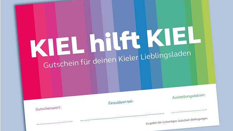 Kiel hilft Kiel Gutschein für den Lieblingsladen