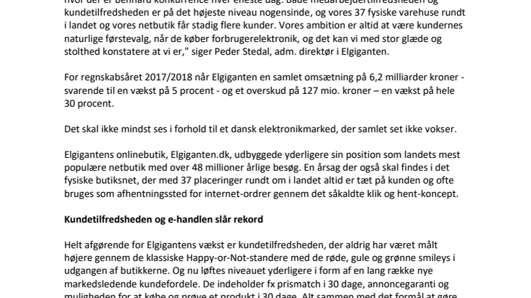 Kanon-år for Elgiganten i Danmark