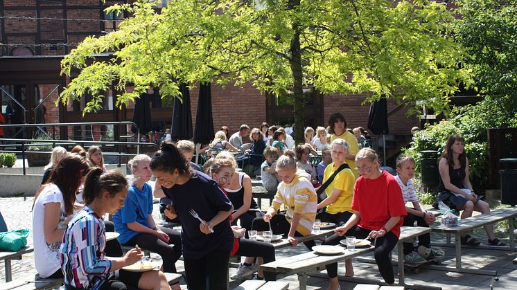 Innergården under Kulturlägret