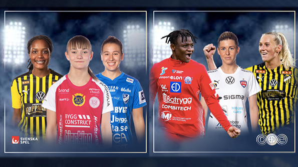 De kan bli säsongens sista Månadens Spelare i Elitettan och OBOS Damallsvenskan
