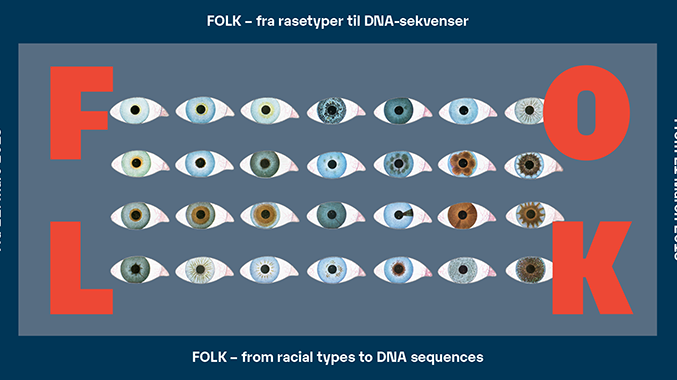 Utstillingen FOLK - fra rasetyper til DNA-sekvenser kan oppleves på Norsk Teknisk Museum fra 21. mars 2018 til august 2019.