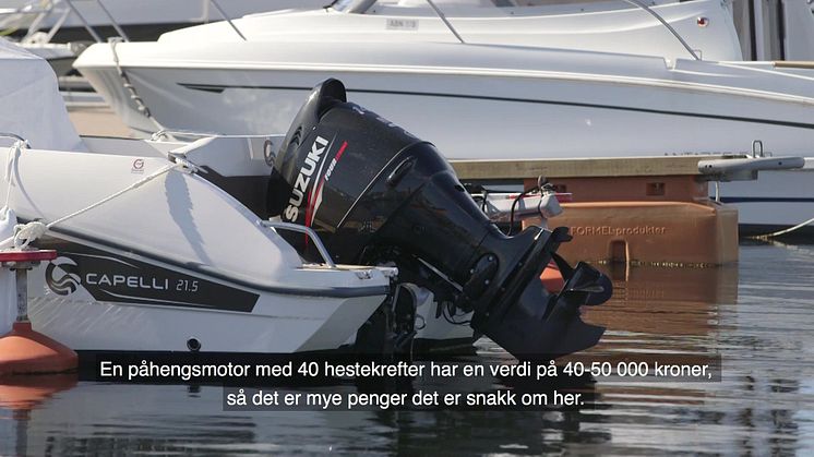 Pass godt på båt og båtmotor i sommer