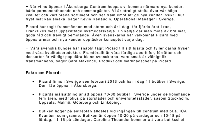 Fransk matkultur till Åkersberga