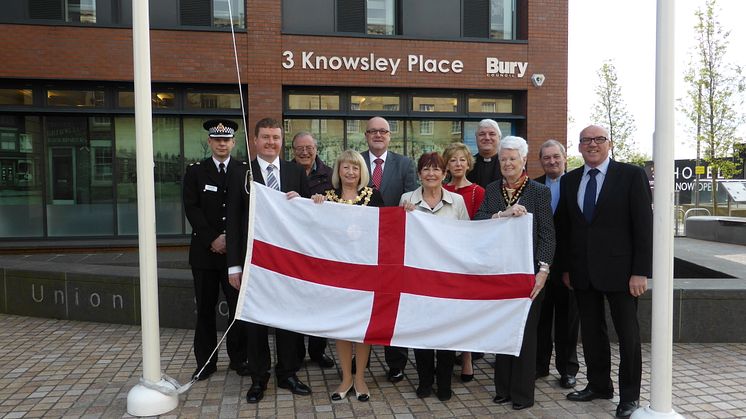 Bury flies the flag for St George 
