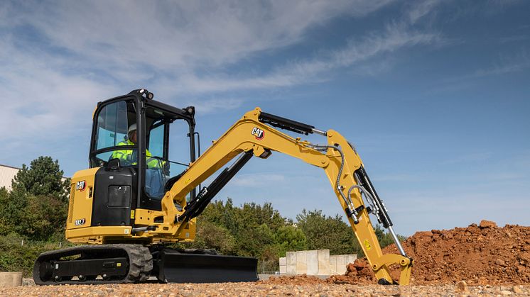 Caterpillar lanserar fyra nya vassa minigrävare och utökar Next Generation-programmet