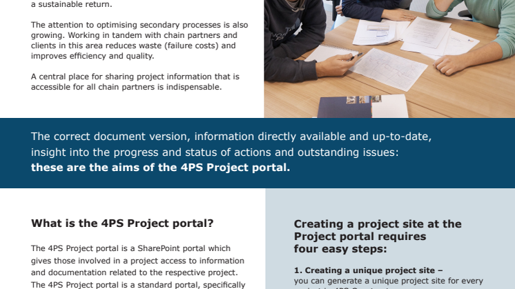 4PS lanserar ny version av 4PS Construct