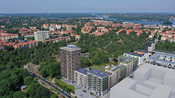 Premiärvisning och säljstart i brf Växeln vid Telefonplan.