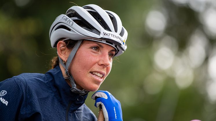 Charlotte Kalla har uppvisat symptom på Covid-19.
