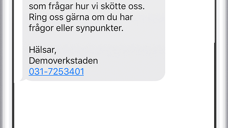 tack-för-besöket SMS inför bilmärkes-NKI