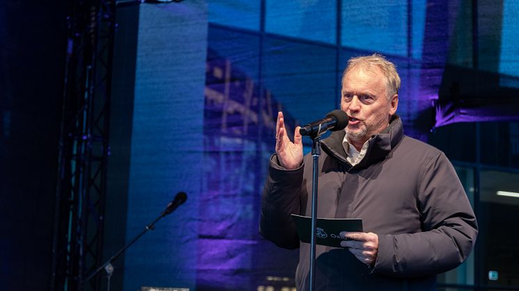 Fra-åpningsfesten-av-Økern-Portal_byrådsleder Raymond Johansen_Foto-Oslo-Pensjonsforsikring-AS.jpg