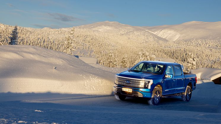 Ford F-150 Lightning Norge vinter 2023