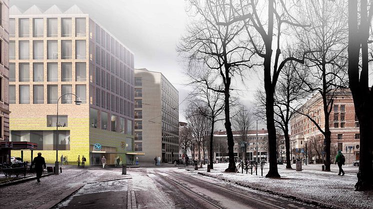 Handelshögskolan i Göteborg, förslag 2: Varp, Från gatan