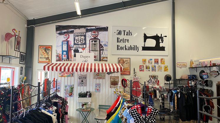 Glinder butik i Mjölby interiörbild