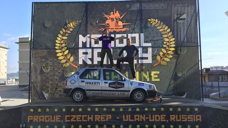 Local petrol heads complete 10,000 mile rally to raise thousands for stroke survivors