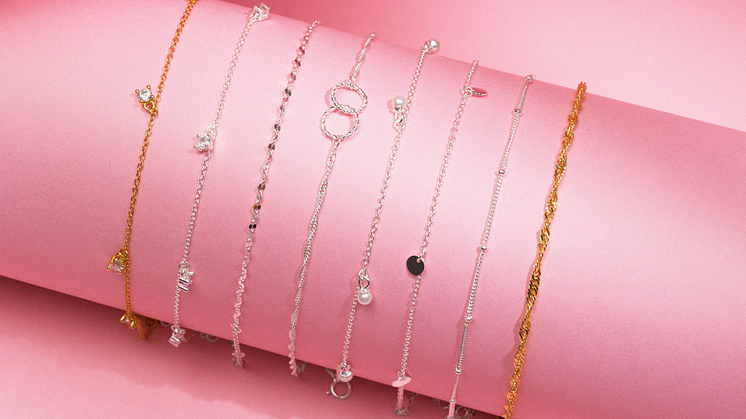 Sterling silver anklets