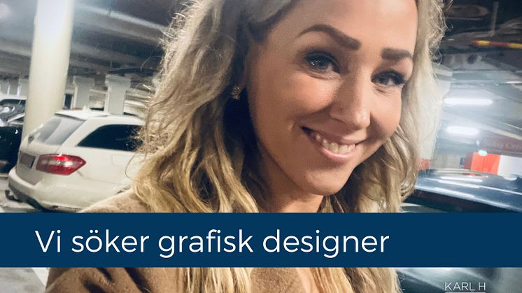 Vi söker grafisk designer/marknadsförare