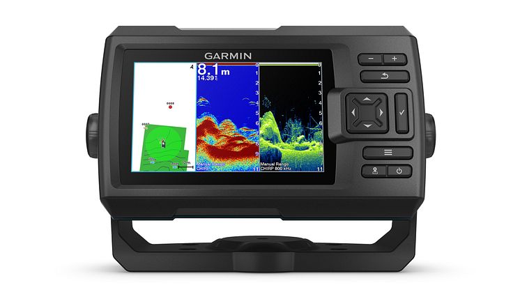 Garmin STRIKER Vivid 5cv_Angelkarte und CHIRP-Echolotbilder