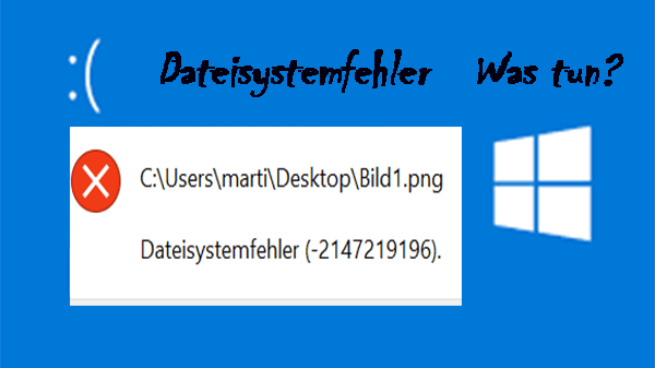 dateisystemfehler 2147219196