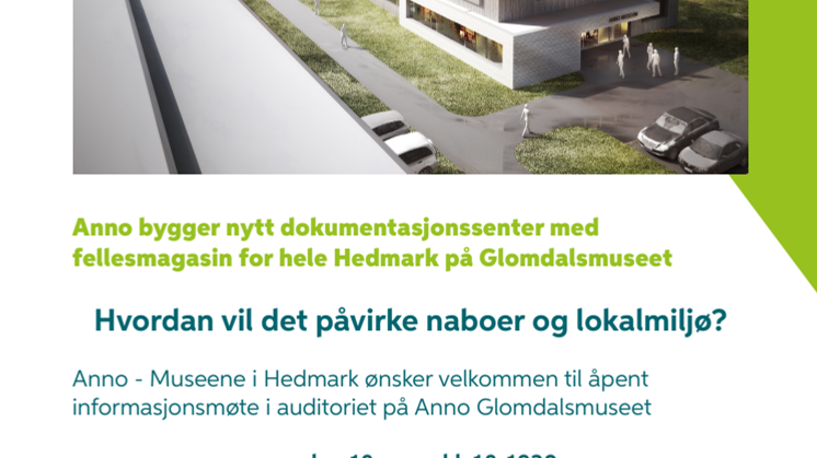Invitasjon til åpent informasjonsmøte om Anno Dokumentasjonssenter