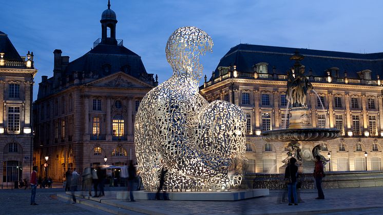 House of Knowledge på tillfällig placering i Bordeaux