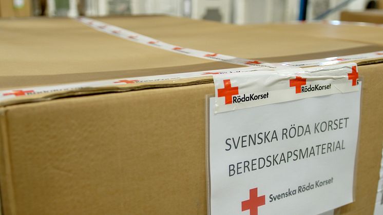 Bring är beredskapsparter till Svenska Röda Korset