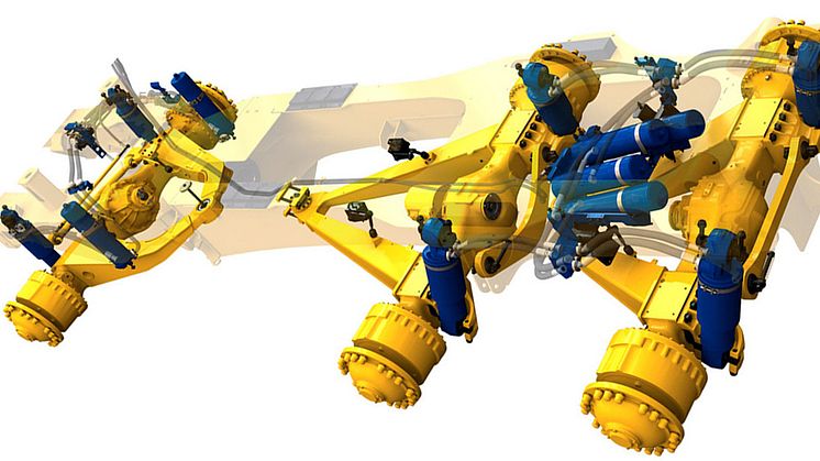 Aktiv hydraulisk fjädring - dumper (full suspension)