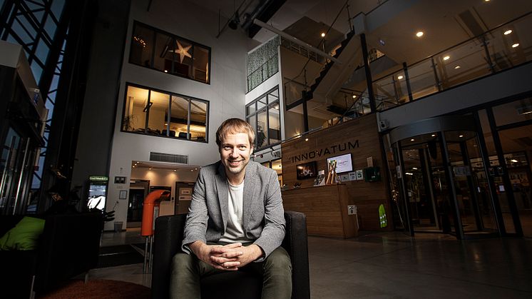 Jesper Strömqvist är verksamhetschef på  Innovatum Startup som ska leda den svenska satsningen. Foto: Andreas Olsson.
