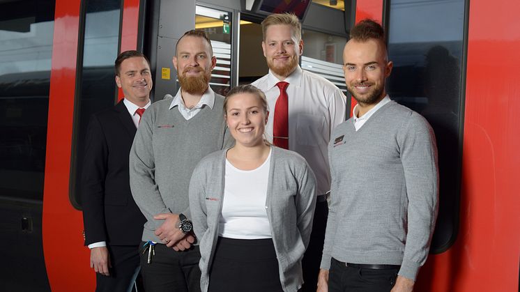 MTR Express presenterar ”Språktåget” tillsammans med SFI i Mölnlycke