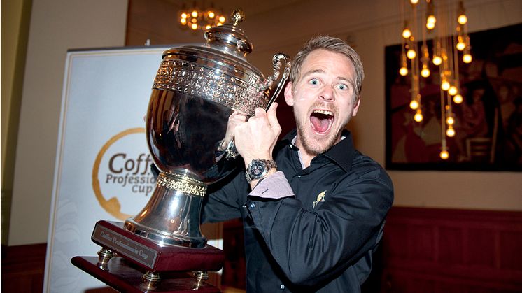 Fredrik Brunberg vinnare av årets Coffee Professionals Cup