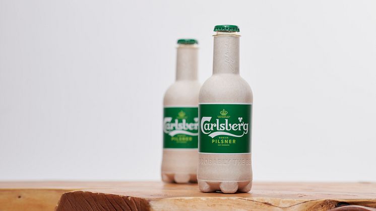 Carlsberg testlanserar biobaserad och helt återvinningsbar ölflaska