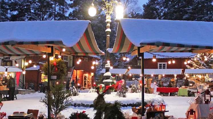 Gammaldags julmarknad på Vallby
