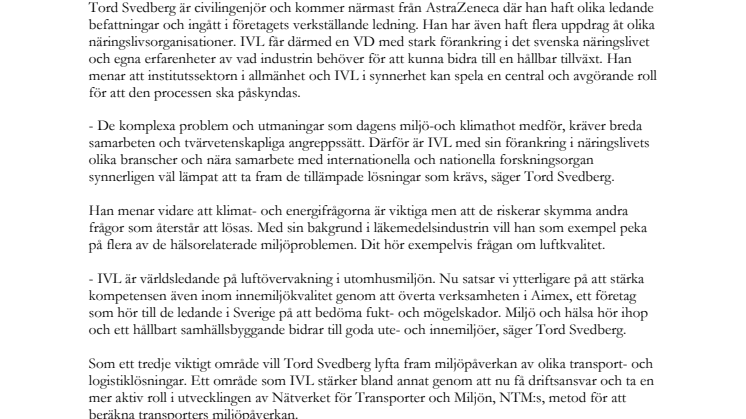 ”Vi kan spela en avgörande roll för att lösa dagens miljöproblem”