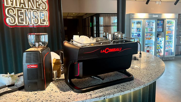 Kaffe och mat på jobbet