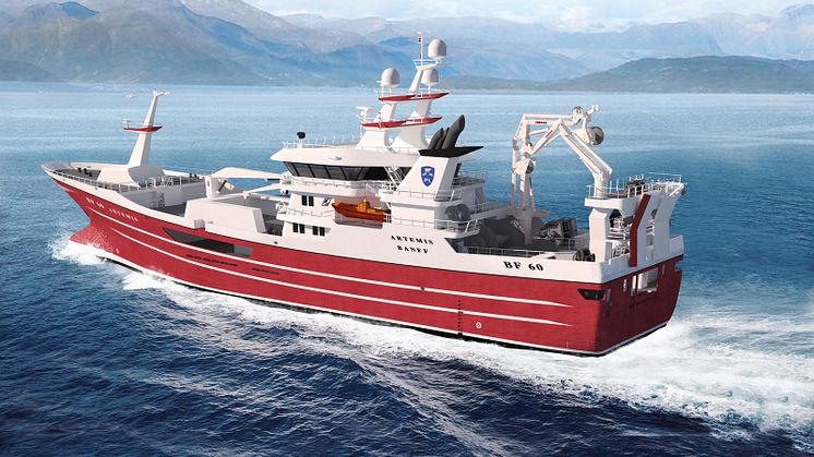 'Artemis' will be equipped with a selection of advanced SIMRAD sonar equipment 