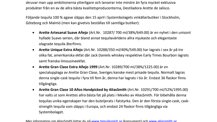 Systembolagets största och lyxigaste tequilalansering någonsin!