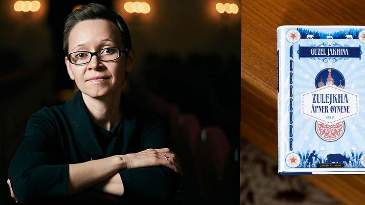 På miniturné i Norge. Guzel Jakhina drar på en ukes Norgesturné for å snakke om sin romansuksess (Foto: Gulnaz Galimullina / Cappelen Damm) 