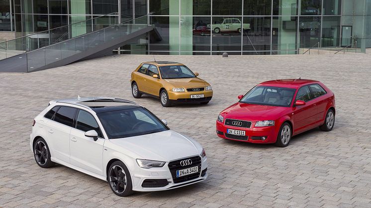 Audi A3 fejrer 20 års jubilæum