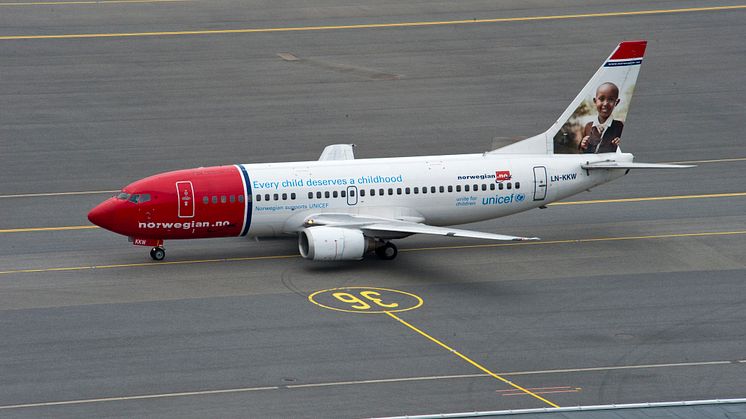 Norwegians UNICEF aircraft