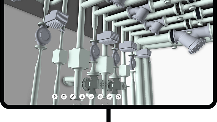 A viewer is provided with access to the BIM Explorer component that provides visibility of the model itself. 