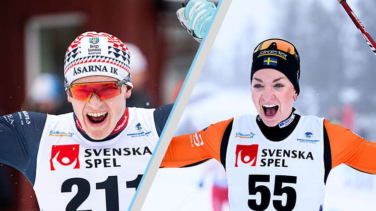 Edvin Anger och Moa Ilar kommer till start i Östersund.