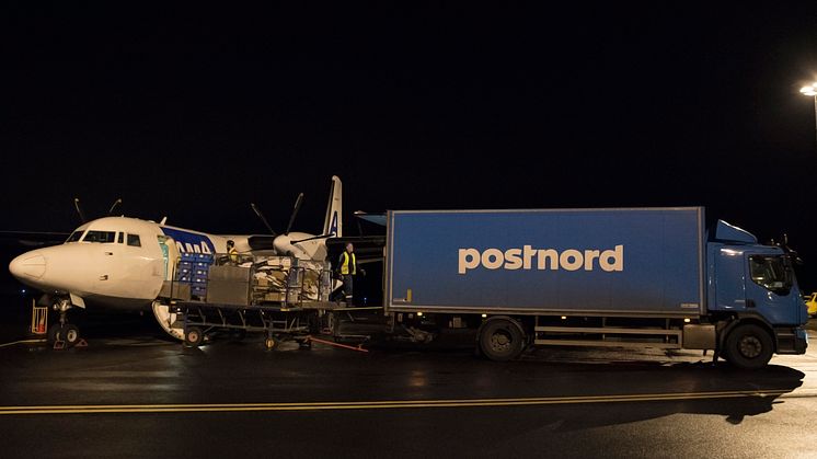 PostNord tillbaka på Jönköping Airport