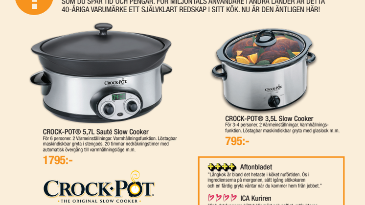 Crock-Pot Järnia