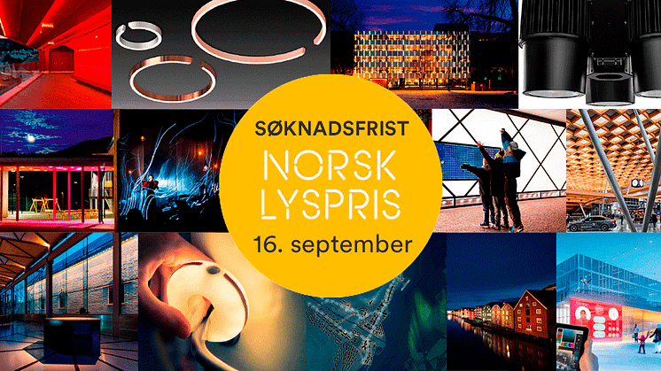 Tiden er inne for å søke Norsk Lyspris 2018!