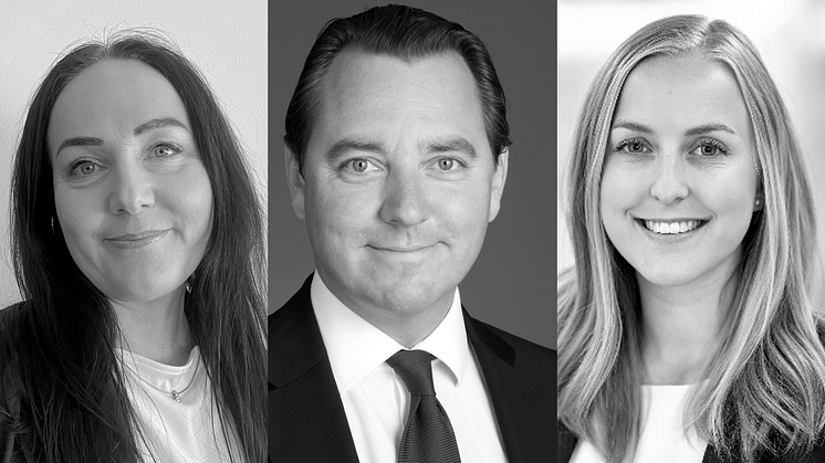 Storebrands fastighetsteam stärks med Linn Idsø Brenne, Henrik Bastman och Louise Regnell